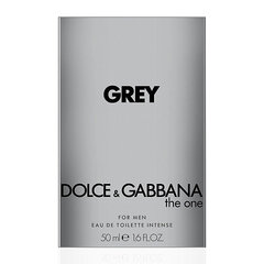 Tualettvesi meestele Dolce & Gabbana The One Grey EDT 50 ml цена и информация | Мужские духи | kaup24.ee