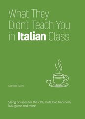 What They Didn't Teach You In Italian Class: Slang Phrases for the Cafe, Club, Bar, Bedroom, Ball Game and More цена и информация | Пособия по изучению иностранных языков | kaup24.ee