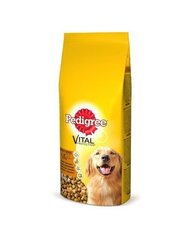 Kuivtoit koertele Pedigree Vital Protection veiseliha ja linnulihaga, 15 kg hind ja info | Kuivtoit koertele | kaup24.ee