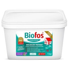 Puhastusvahend seadmetele ja septikutele Biofos, lavendlilõhnaline, 5 kg цена и информация | Микроорганизмы, бактерии | kaup24.ee