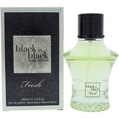 Парфюмерная вода Nuparfums Black is Black Fresh EDP для женщин 100ml цена и информация | Женские духи | kaup24.ee