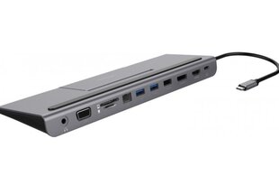 Deltaco USBC-DOCK2 hind ja info | USB jagajad, adapterid | kaup24.ee