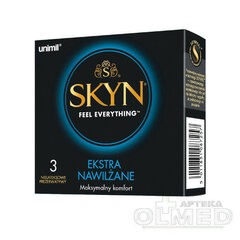 Презервативы Skyn Extra  Lubricated 3 шт. цена и информация | Презервативы | kaup24.ee
