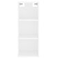 vidaXL kõrge kapp, valge, 34,5 x 32,5 x 180 cm, tehispuit hind ja info | Kummutid | kaup24.ee