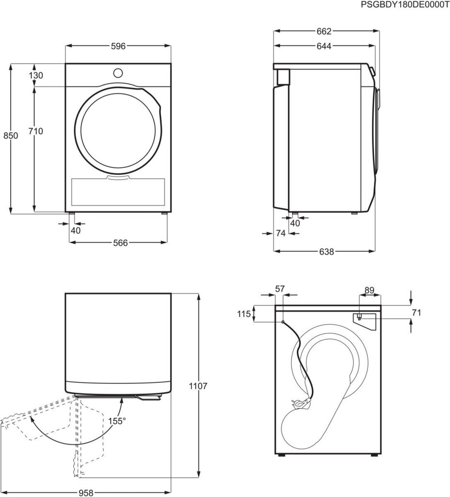 Electrolux EW8H678D2 цена и информация | Pesukuivatid | kaup24.ee