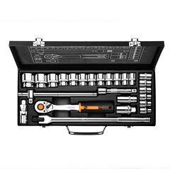 Tööriistakomplekt Neo 10-036, 25 tk. цена и информация | Ящики для инструментов, держатели | kaup24.ee