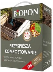 Активатор компоста Biopon, 3 кг цена и информация | Рассыпчатые удобрения | kaup24.ee
