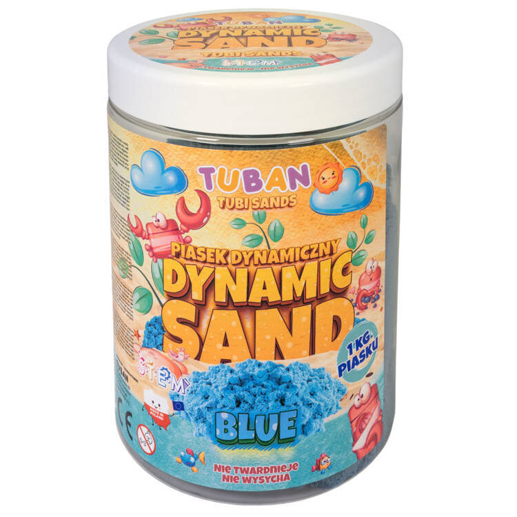 Kinetiline liiv Tuban, 1kg, sinine hind ja info | Arendavad mänguasjad | kaup24.ee