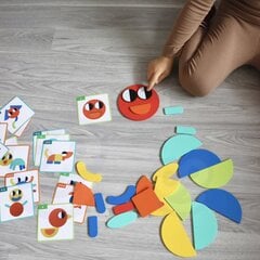 Woopie Green puidust Montessori puzzle цена и информация | Развивающие игрушки | kaup24.ee