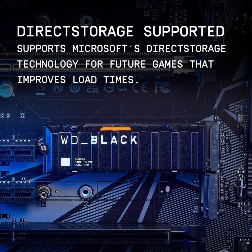 Western Digital SSD M.2 1TB + HeatSink hind ja info | Sisemised kõvakettad (HDD, SSD, Hybrid) | kaup24.ee