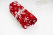 Pleed Snow Flakes, punane, 70 x 140 hind ja info | Voodikatted, pleedid | kaup24.ee