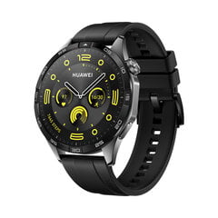 Huawei Watch GT 4 46mm Black Fluoroelastomer 55020BGS hind ja info | Nutikellad (smartwatch) | kaup24.ee