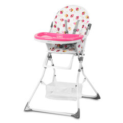 Детский стульчик Eldo, белый/ розовый цена и информация | Стульчики для кормления | kaup24.ee