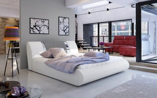 Кровать  Flavio, 180x200 см, белый/серый цвет цена и информация | Кровати | kaup24.ee