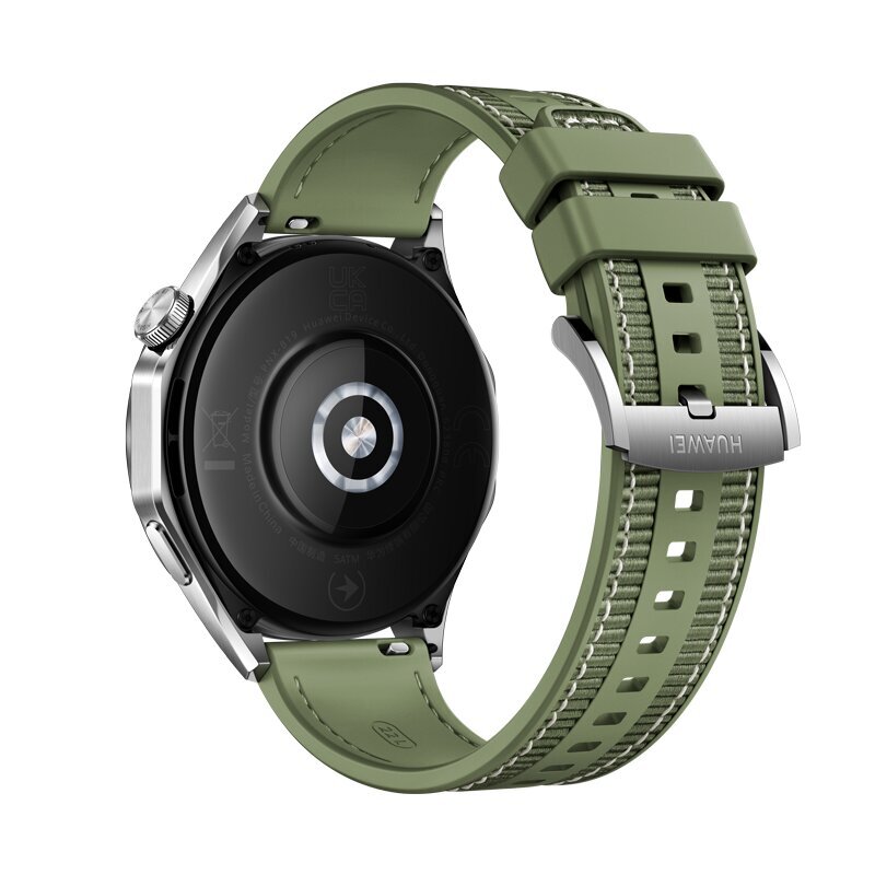 Huawei Watch GT 4 46mm Green Woven 55020BGV hind ja info | Nutikellad (smartwatch) | kaup24.ee