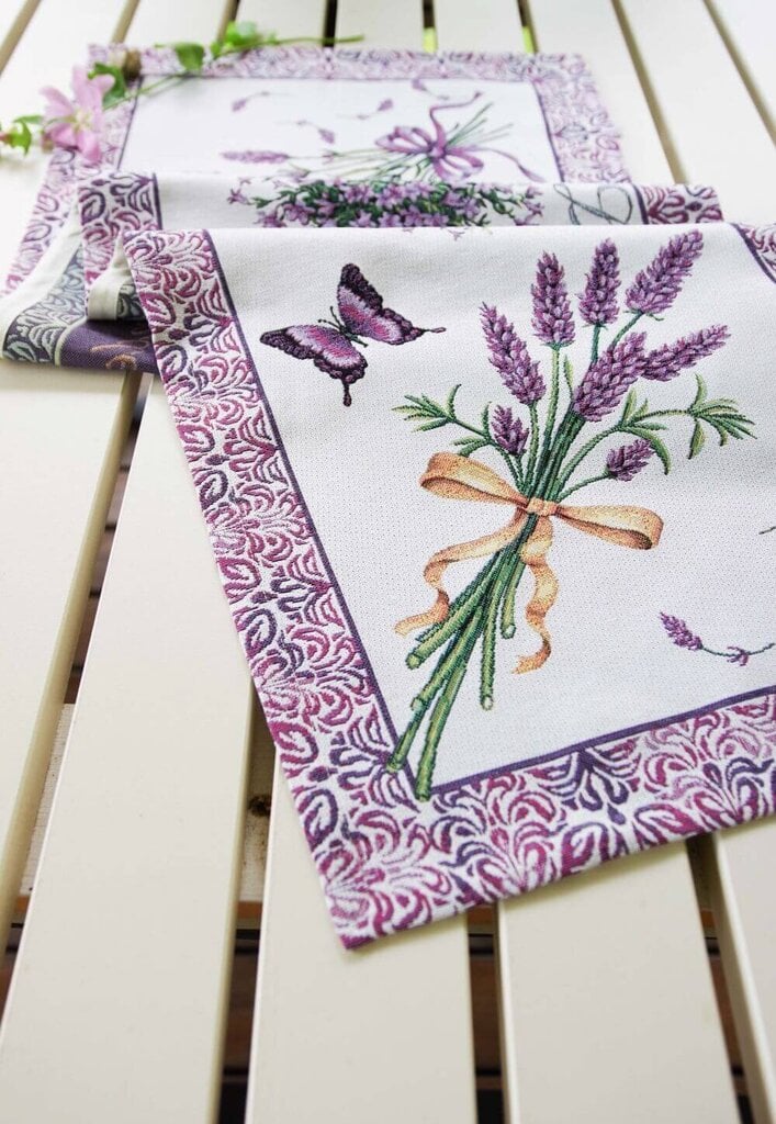 Linik Violet Lavender, 45 x 138 цена и информация | Laudlinad, lauamatid, servjetid | kaup24.ee