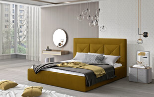 Кровать  Cloe, 140х200 см, желтый цвет цена и информация | Кровати | kaup24.ee