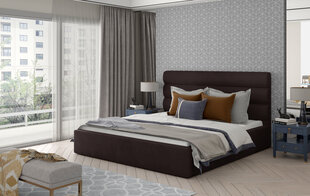 Кровать  Caramel, 200х200 см, коричневая цена и информация | Кровати | kaup24.ee