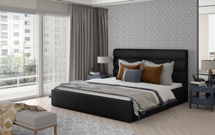 Кровать  Caramel, 200х200 см, черного цвета цена и информация | Кровати | kaup24.ee