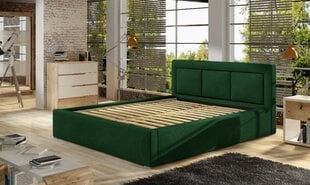 Кровать Belluno, 160x200 см, синий цвет цена и информация | Кровати | kaup24.ee