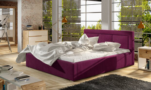 Кровать Belluno, 200x200 см, фиолетовый цвет цена и информация | Кровати | kaup24.ee