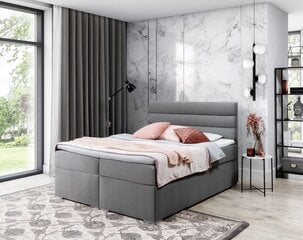 Кровать  Softy, 180х200 см, серый цвет цена и информация | Кровати | kaup24.ee