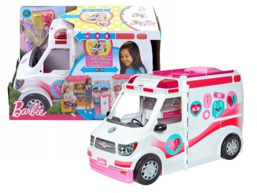 Kiirabi Barbie mobiilne kliinik FRM19 hind ja info | Tüdrukute mänguasjad | kaup24.ee