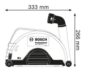 Imikate Bosch GDE 230 FC-T 1600A003DM hind ja info | Lihvmasinad ja ketaslõikurid | kaup24.ee