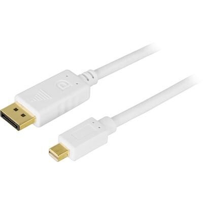 Deltaco, DisplayPort - Mini DisplayPort, 1m hind ja info | Kaablid ja juhtmed | kaup24.ee