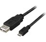 Deltaco, USB A 2.0 - micro USB B, 0.2m hind ja info | Kaablid ja juhtmed | kaup24.ee