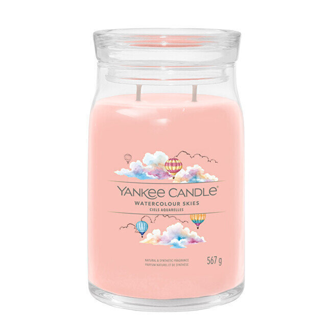 Lõhnaküünal Yankee Candle Watercolor Skies 567 g hind ja info | Küünlad, küünlajalad | kaup24.ee