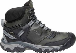 Мужские походные ботинки Keen Ridge Flex Mid WP, ​​черные цена и информация | Кроссовки для мужчин | kaup24.ee