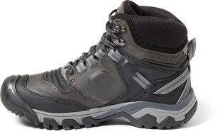 Meeste matkasaapad Keen Ridge Flex Mid WP, must hind ja info | Keen Jalanõud, riided ja aksessuaarid | kaup24.ee