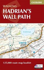 Hadrian's Wall Path Map Booklet: 1:25,000 OS Route Mapping 2nd Revised edition цена и информация | Путеводители, путешествия | kaup24.ee