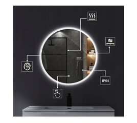 LED seinapeegel 50cm HZJ050 цена и информация | Аксессуары для ванной комнаты | kaup24.ee