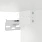 vidaXL seinakapp, valge, 100 x 36,5 x 35 cm, tehispuit hind ja info | Elutoa väikesed kapid | kaup24.ee