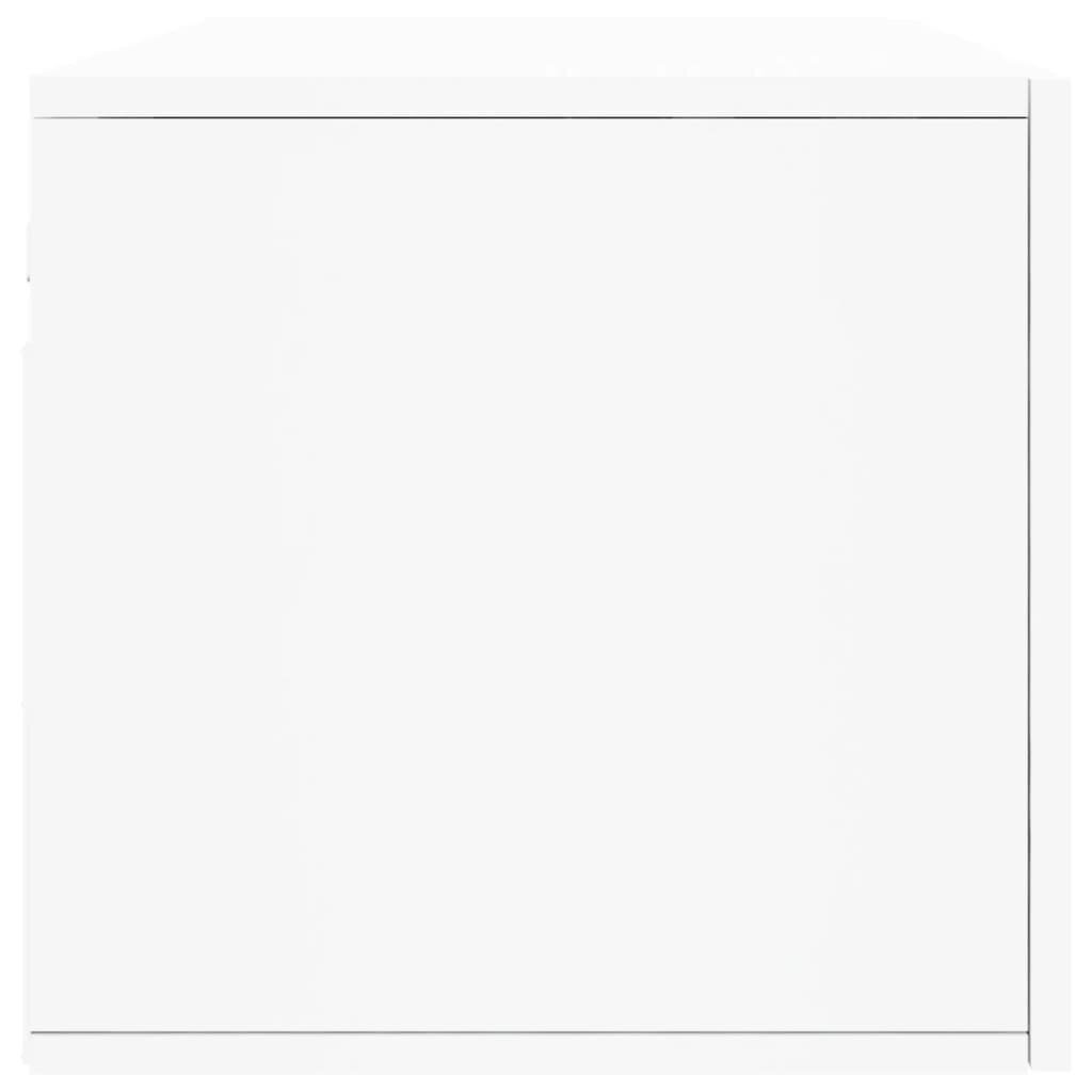 vidaXL seinakapp, valge, 100 x 36,5 x 35 cm, tehispuit hind ja info | Elutoa väikesed kapid | kaup24.ee