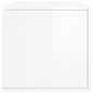vidaXL seinakapp, kõrgläikega valge, 100 x 36,5 x 35 cm, tehispuit цена и информация | Elutoa väikesed kapid | kaup24.ee