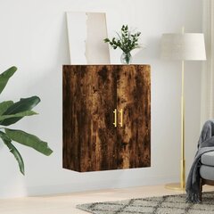 vidaXL seinakapp, suitsutatud tamm, 69,5 x 34 x 90 cm цена и информация | Шкафчики в гостиную | kaup24.ee