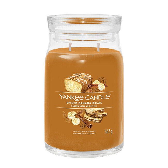 Lõhnaküünal Yankee Candle Spiced Banana Bread 567 g цена и информация | Küünlad, küünlajalad | kaup24.ee