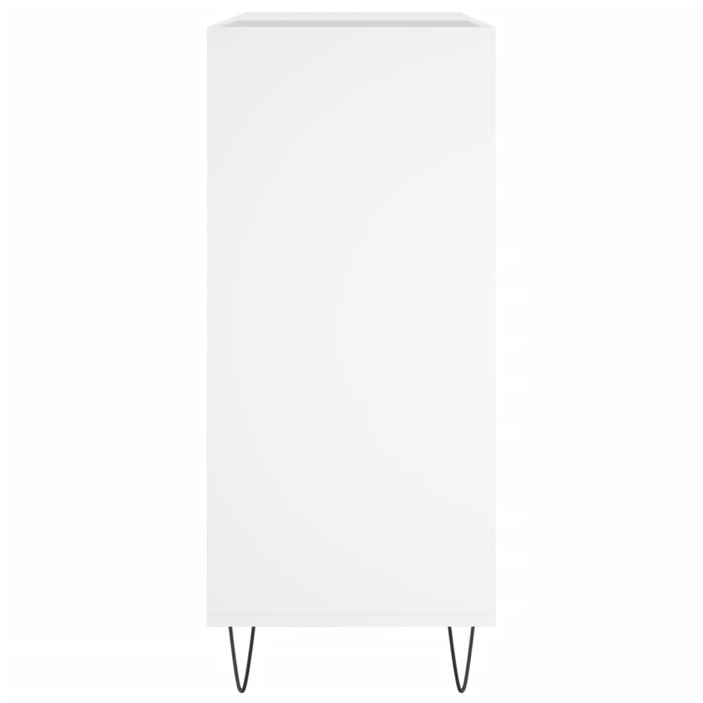 vidaXL plaadikapp, valge, 84,5 x 38 x 89 cm, tehispuit hind ja info | Kapid | kaup24.ee