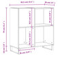 vidaXL plaadikapp, kõrgläikega valge, 84,5 x 38 x 89 cm, tehispuit hind ja info | Kapid | kaup24.ee