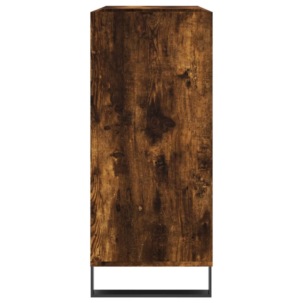 vidaXL plaadikapp, suitsutatud tamm, 84,5 x 38 x 89 cm, tehispuit hind ja info | Kapid | kaup24.ee