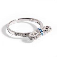 Sõrmus Europa Bow Ring 925 hõbedast, kaetud 18 karaadise kullaga hind ja info | Sõrmused | kaup24.ee