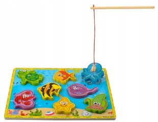 Puidust pusle - mäng "Kalapüük" hind ja info | Arendavad mänguasjad | kaup24.ee