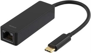 Deltaco, RJ45/USB-C, 10 cm цена и информация | Кабели и провода | kaup24.ee