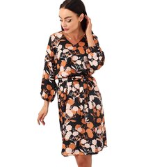 Женское платье Gast 234157 01, черный/оранжевый 234157*01-048 цена и информация | Платья | kaup24.ee