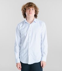 Мужская рубашка Espada 860623 02, белый/синий 860623*02-XL цена и информация | Мужские футболки | kaup24.ee