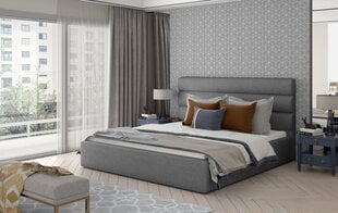 Кровать  Caramel, 140х200 см, серый цвет цена и информация | Кровати | kaup24.ee