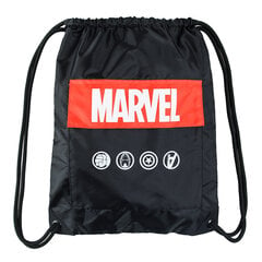 Спортивная сумка детская Cool Club Marvel LAB2531473, черная цена и информация | Школьные рюкзаки, спортивные сумки | kaup24.ee